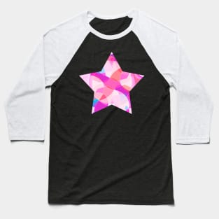 Magenta abstract Baseball T-Shirt